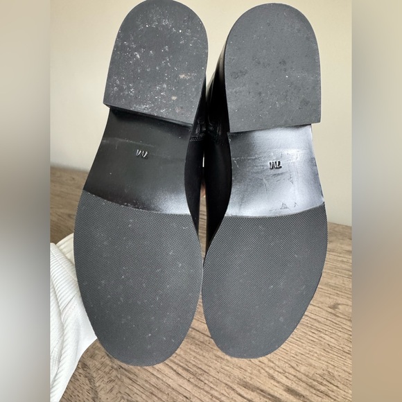 Tory Burch Black Leather Riding Boots Brooke 25mm Knee Boot Calf Leather Size 7 - Picture 9 of 10